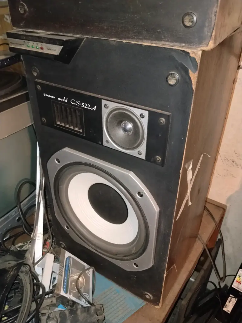 Parlantes Pioneer CS-522A vintage de madera - 2