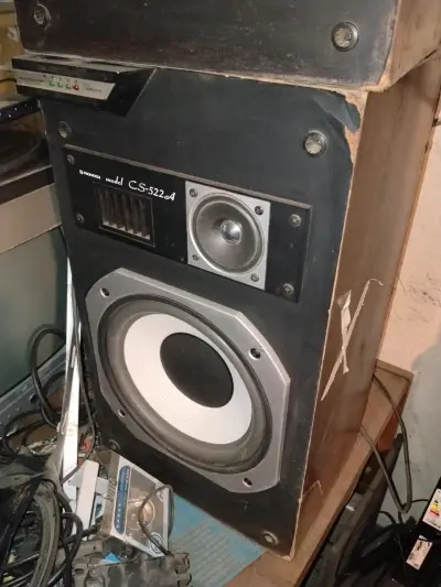 Parlantes Pioneer CS-522A vintage de madera - miniatura 2