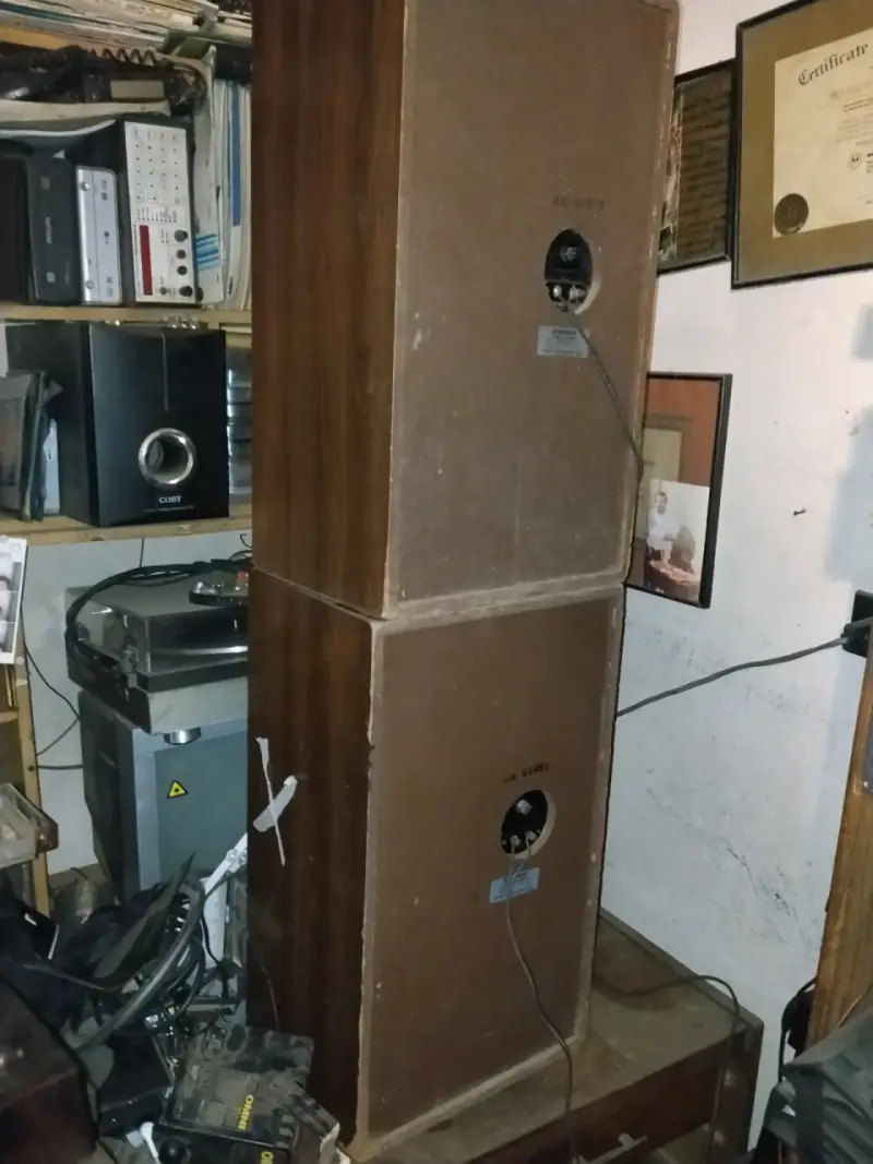 Parlantes Pioneer CS-522A vintage de madera - 3