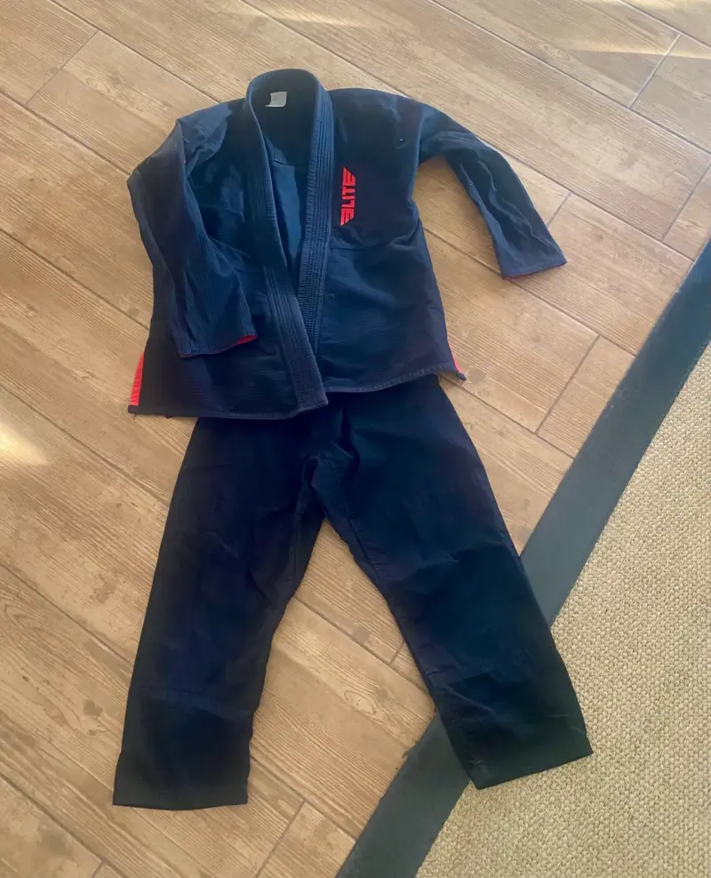 Kimono de Jiu-Jitsu negro Elite para adultos