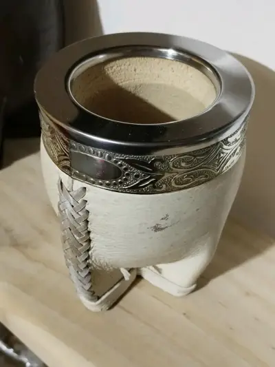 Mate imperial cuero crudo interior calabaza - miniatura 2