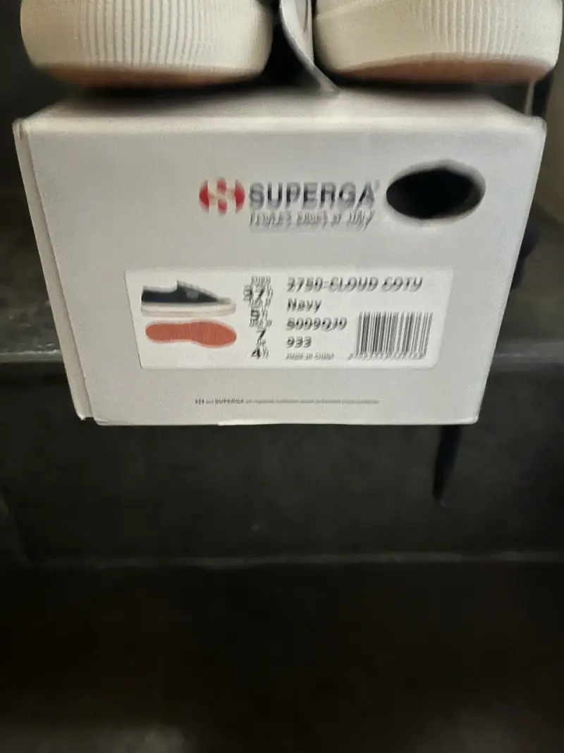 Zapatillas azul marino Superga 2750 de lona - 2