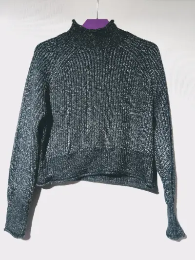 Suéter de punto gris Sybilla para mujer - miniatura 1
