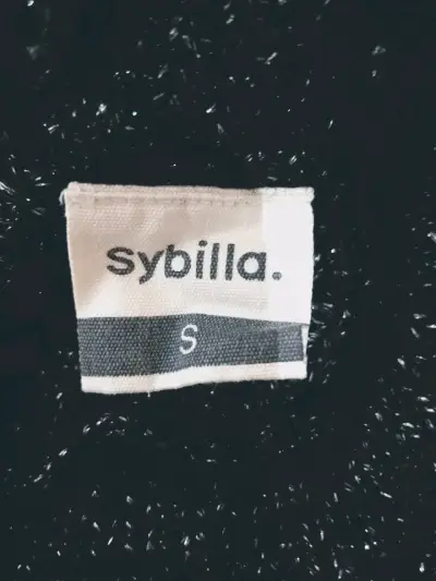Suéter de punto gris Sybilla para mujer - miniatura 2
