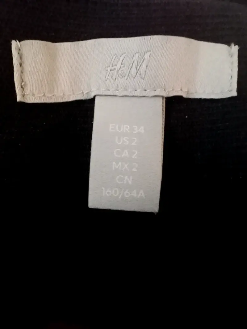 Pantalones negros H&M talla 34 - 3