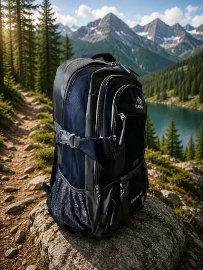 Mochila de senderismo Yi Rong 55L negra - miniatura 2