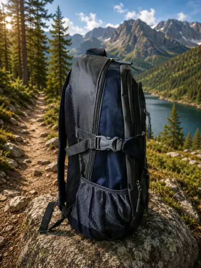 Mochila de senderismo Yi Rong 55L negra - miniatura 4