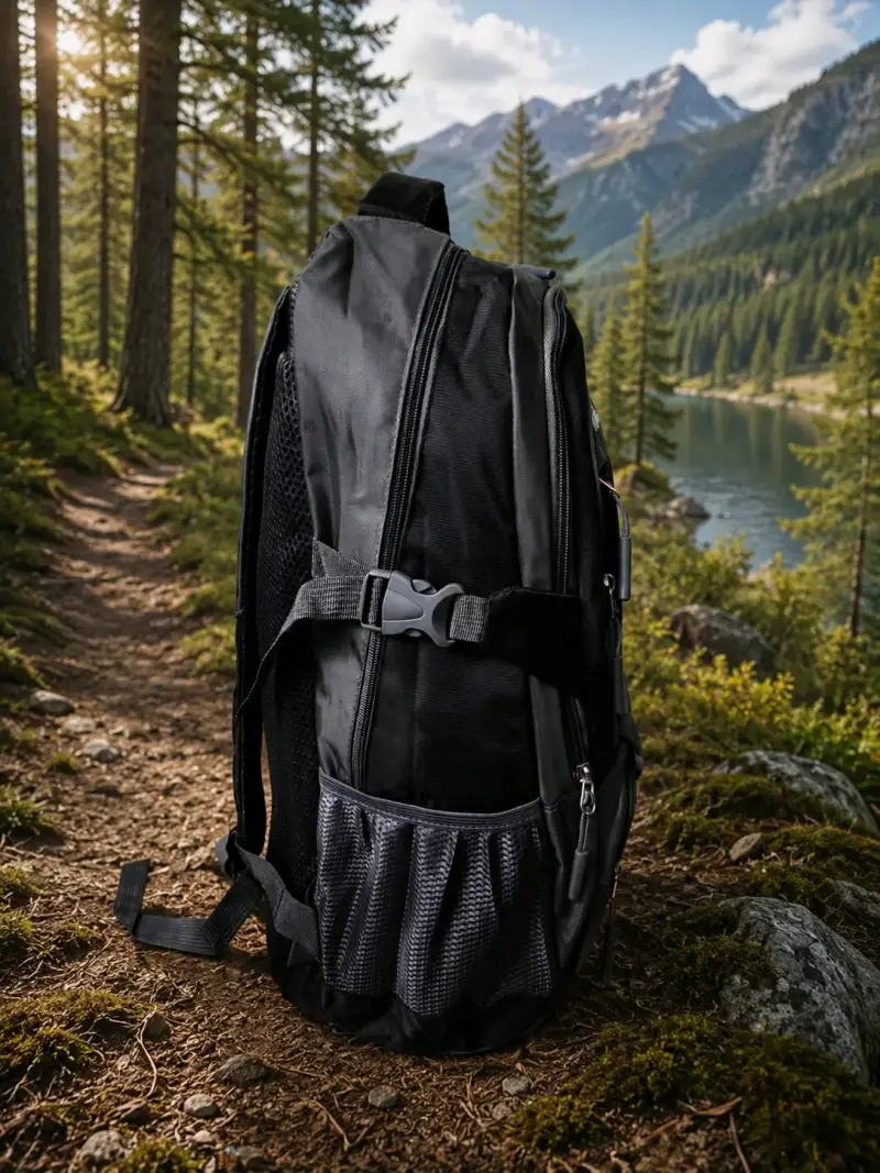 Mochila de senderismo Yi Rong 55L negra - 5