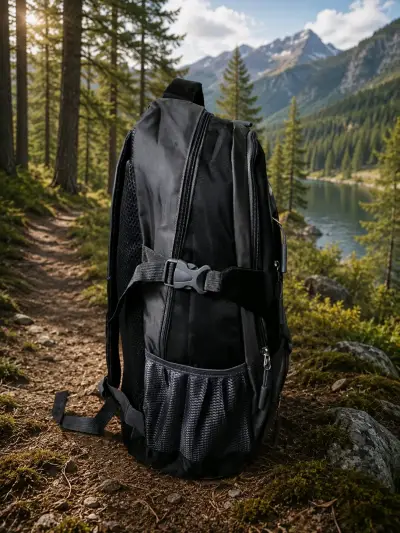 Mochila de senderismo Yi Rong 55L negra - miniatura 5