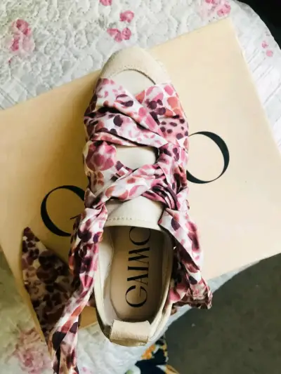 Zapatillas Gaimo con Lazo Floral Nuevas!! - miniatura 4