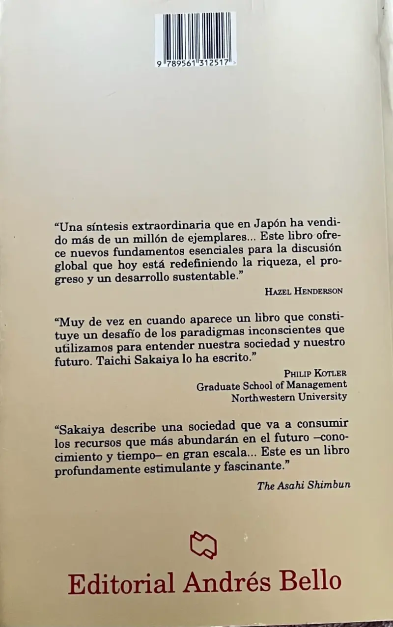 Libro 'Historia del Futuro' de Taichi Sakaiya - 2