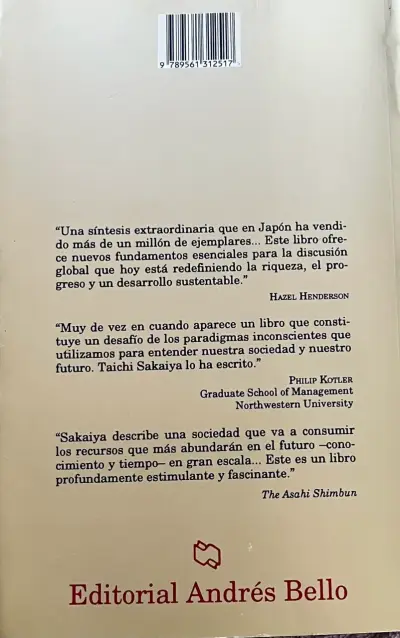 Libro 'Historia del Futuro' de Taichi Sakaiya - miniatura 2