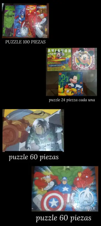 Puzzles Infantiles Disney y Marvel - miniatura 1