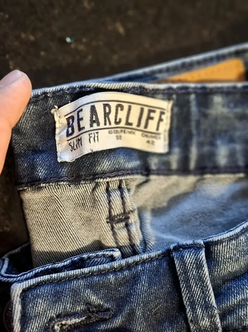 Jeans Bearcliff Slim Fit Azul Talla 42 - 3