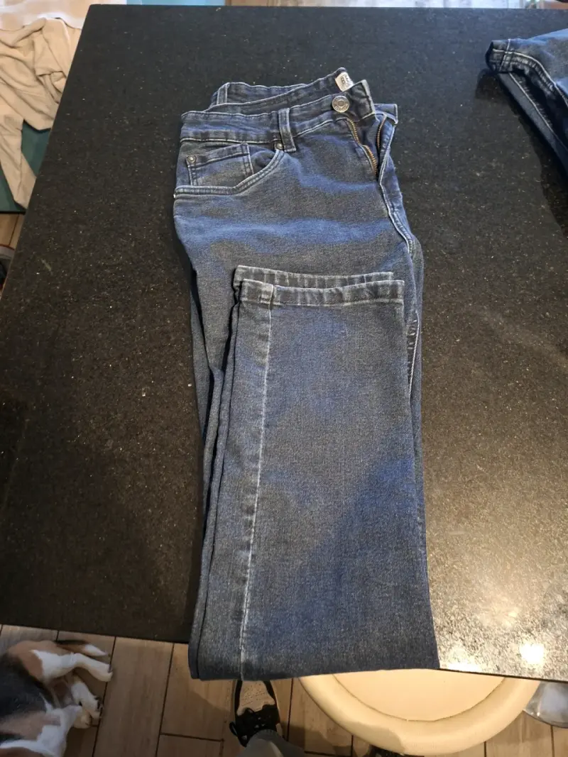 Jeans Bearcliff Slim Fit Azul Talla 42 - 4