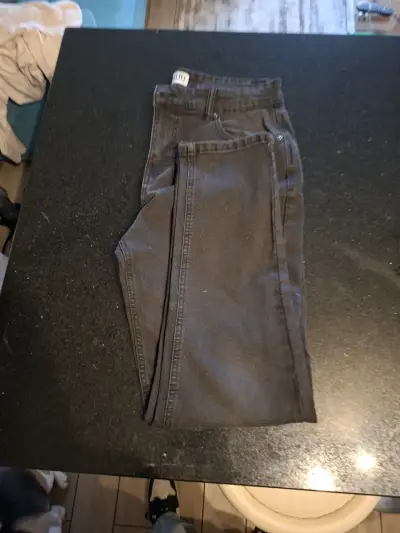 Jeans Bearcliff Carrot Fit negros talla 42 - miniatura 1