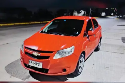 Auto Chevrolet Aveo Rojo en Buen Estado - miniatura 3