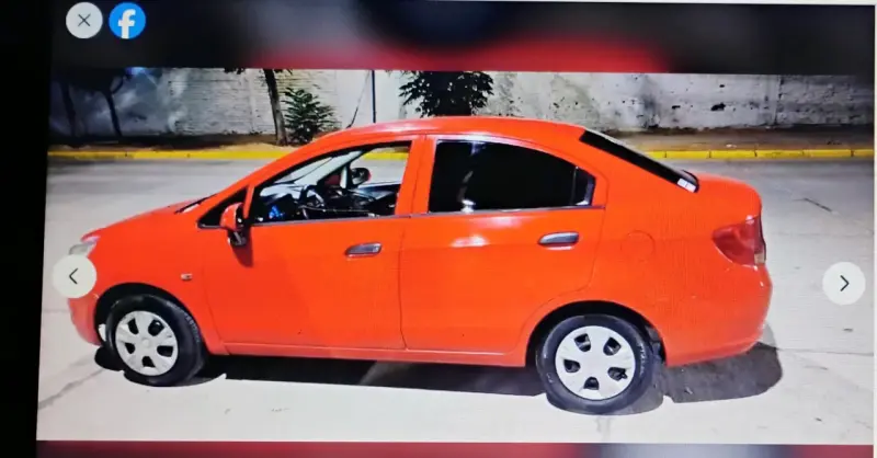 Auto Chevrolet Aveo Rojo en Buen Estado - 5