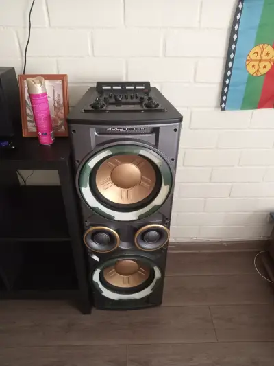 2 Parlantes Goldsystem con control de volumen - miniatura 1