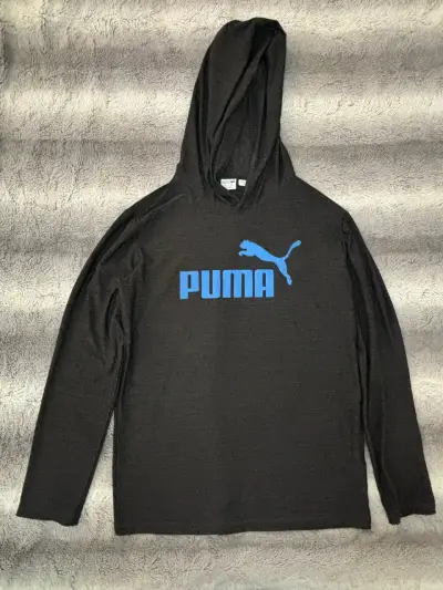 Polerón con capucha negro Puma para hombre - miniatura 1