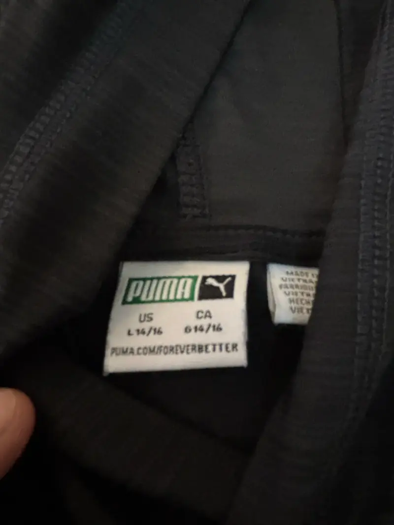 Polerón con capucha negro Puma para hombre - 3