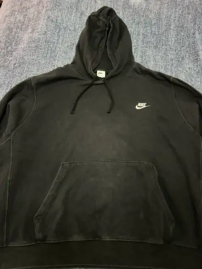 Polerón con capucha Nike negro para hombre - miniatura 5