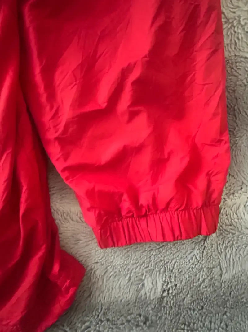 Chaqueta cortaviento roja Adidas para hombre - 4
