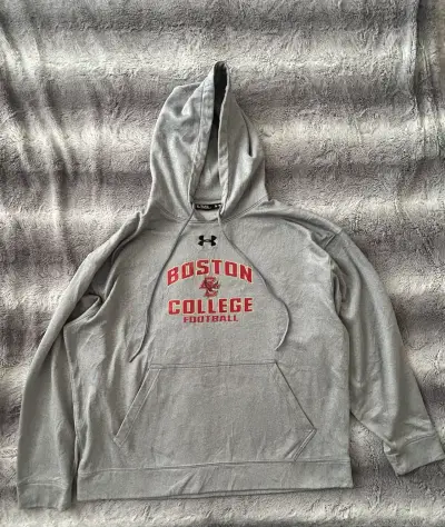 Polerón gris Boston College Under Armour - miniatura 1