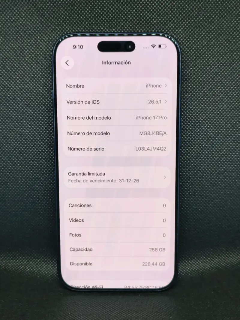 iPhone 17 Pro – 100% Batería | Garantía | Revisado - 6