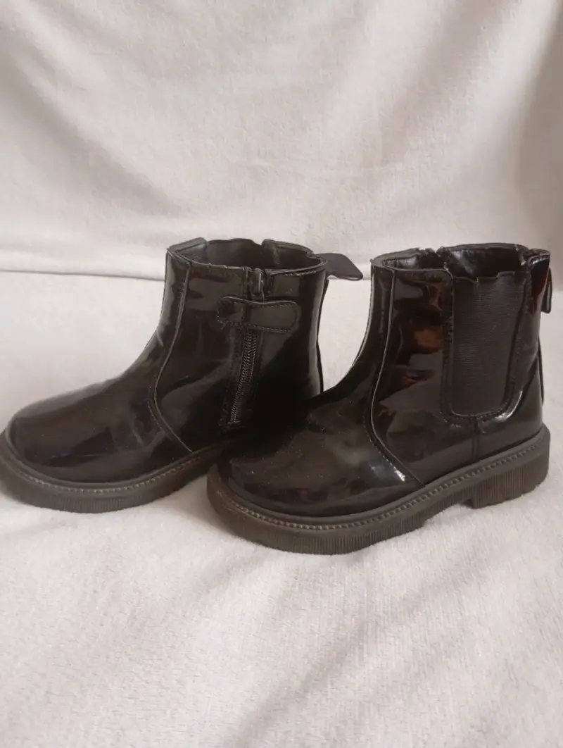 Botines negros de charol N°30 - 2