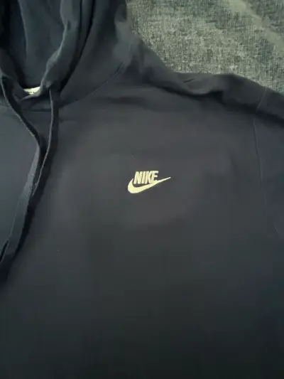 Polerón con capucha Nike azul marino - miniatura 2