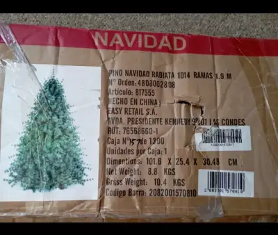 Árbol de Navidad artificial - miniatura 3
