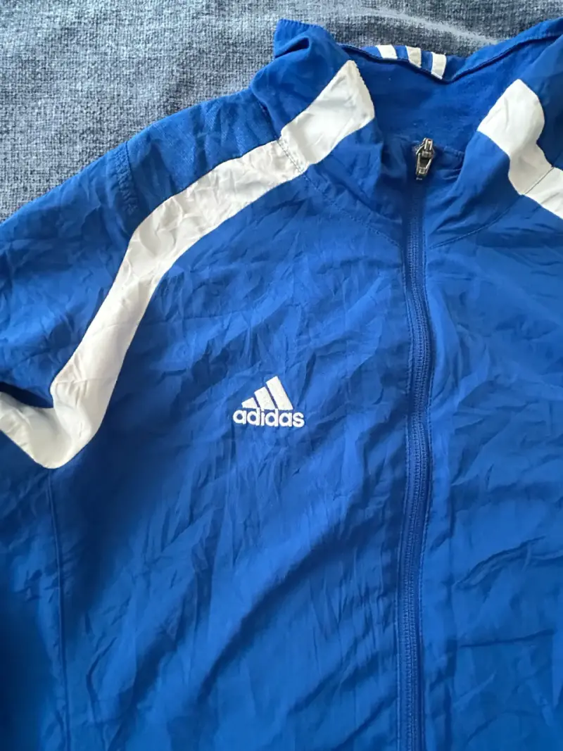 Chaqueta deportiva azul Adidas para hombre - 2