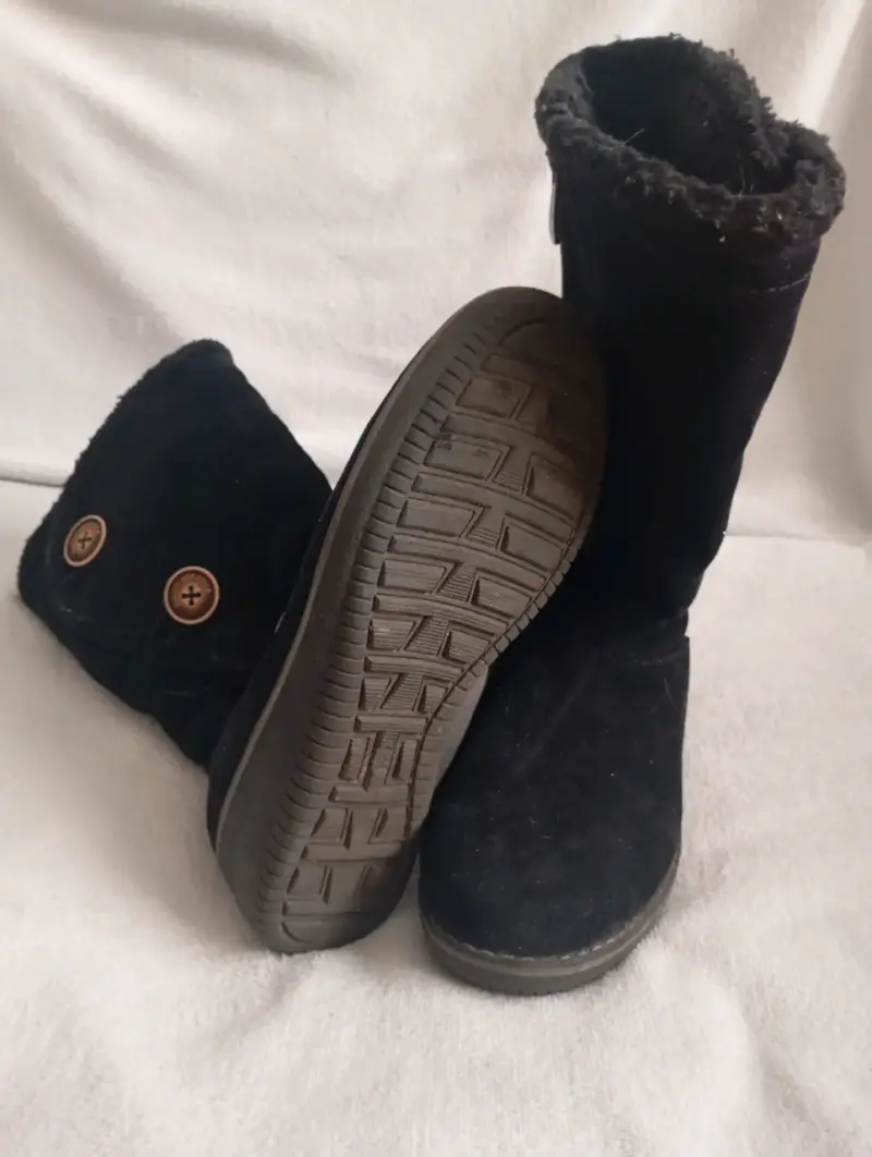 Botas negras de invierno N38 horma chica - 2