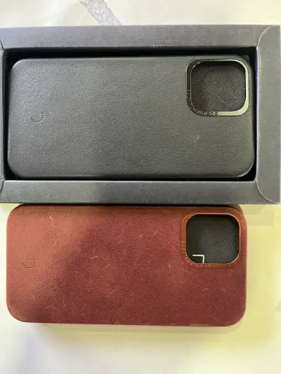 Funda de cuero para iPhone 12/12 Pro Decoded - miniatura 2