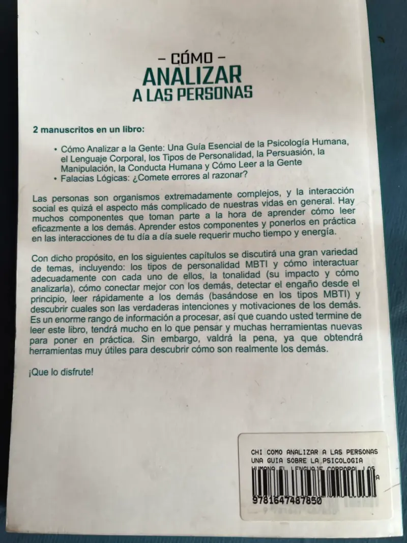 Libro Cómo Analizar a las Personas de Scott Lovell - 2