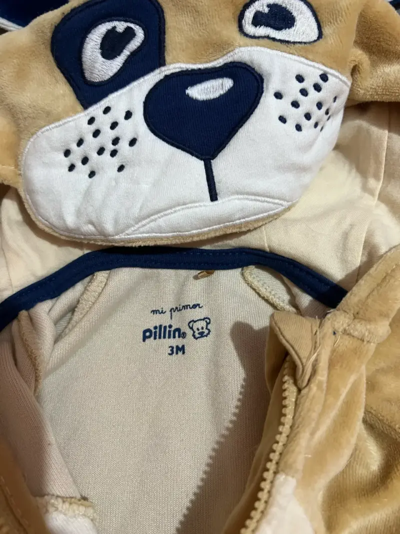 Enterito de bebé con diseño de perrito Pillin 3M - 3