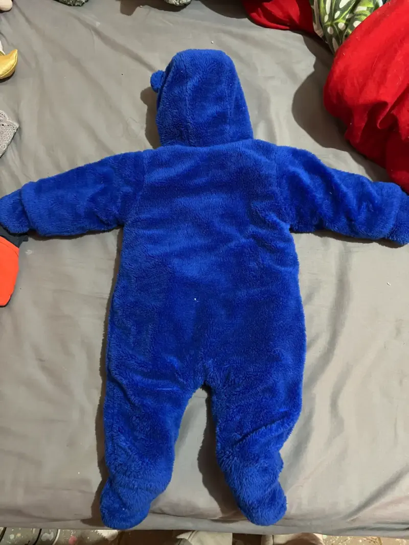 Enterito polar azul para bebé con diseño de elefante - 2