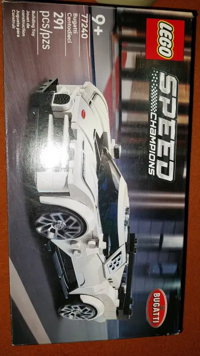 Set LEGO Speed Champions Bugatti Blanco - miniatura 3
