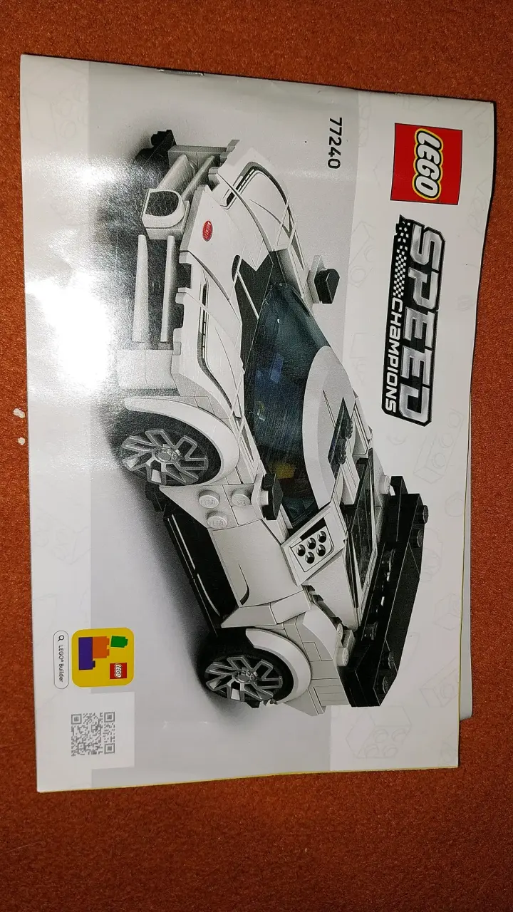 Set LEGO Speed Champions Bugatti Blanco - 4