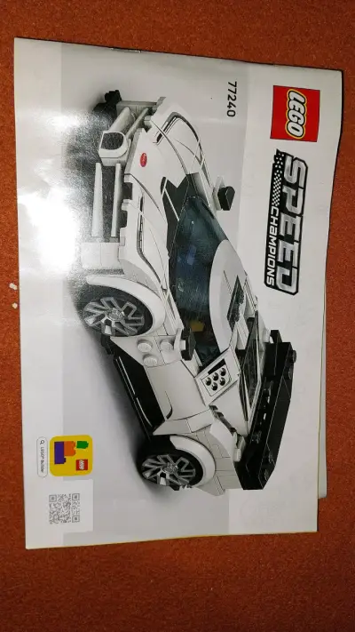 Set LEGO Speed Champions Bugatti Blanco - miniatura 4