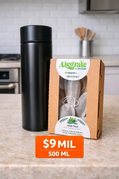 Set de Infusiones AlegraTe con Botella Térmica - miniatura 3