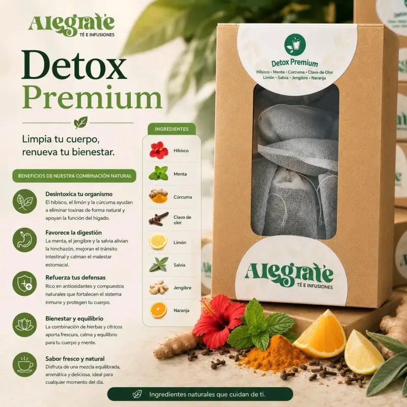 Set de Infusiones AlegraTe con Botella Térmica - 6