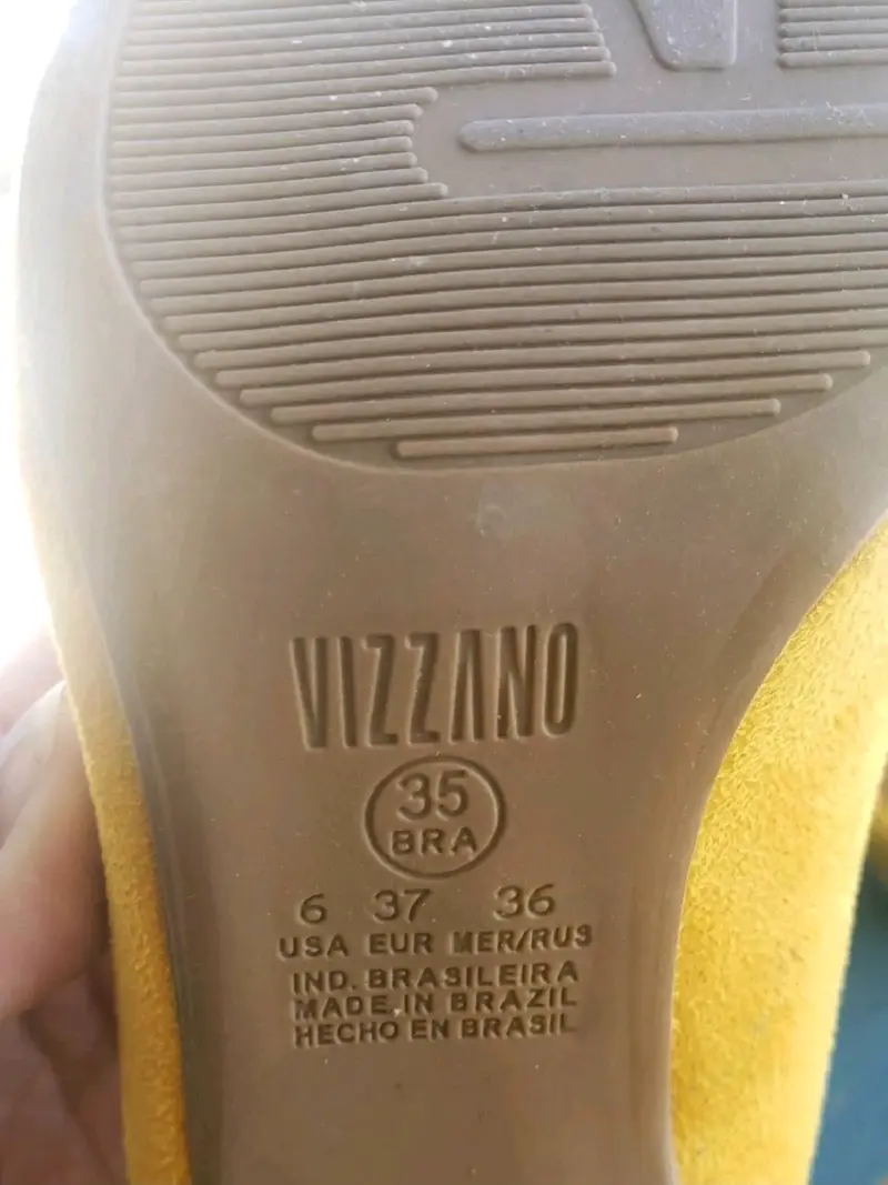 Zapatos de Tacón Amarillos Vizzano Talla 36 - 3