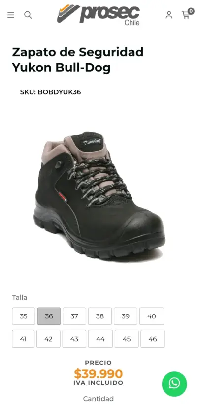 Zapatos de seguridad Yukon Bull-Dog - miniatura 4