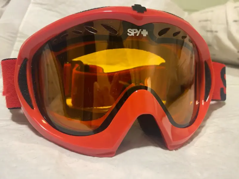Gafas de esquí Spy+ rojas con lente ámbar - 2