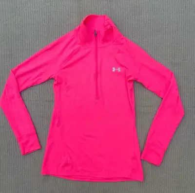 Polera deportiva mujer Under Armour rosa - miniatura 1
