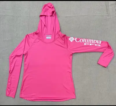 Polera Columbia PFG rosa con capucha - miniatura 2