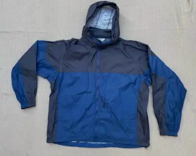 Chaqueta impermeable azul Columbia para hombre - miniatura 1