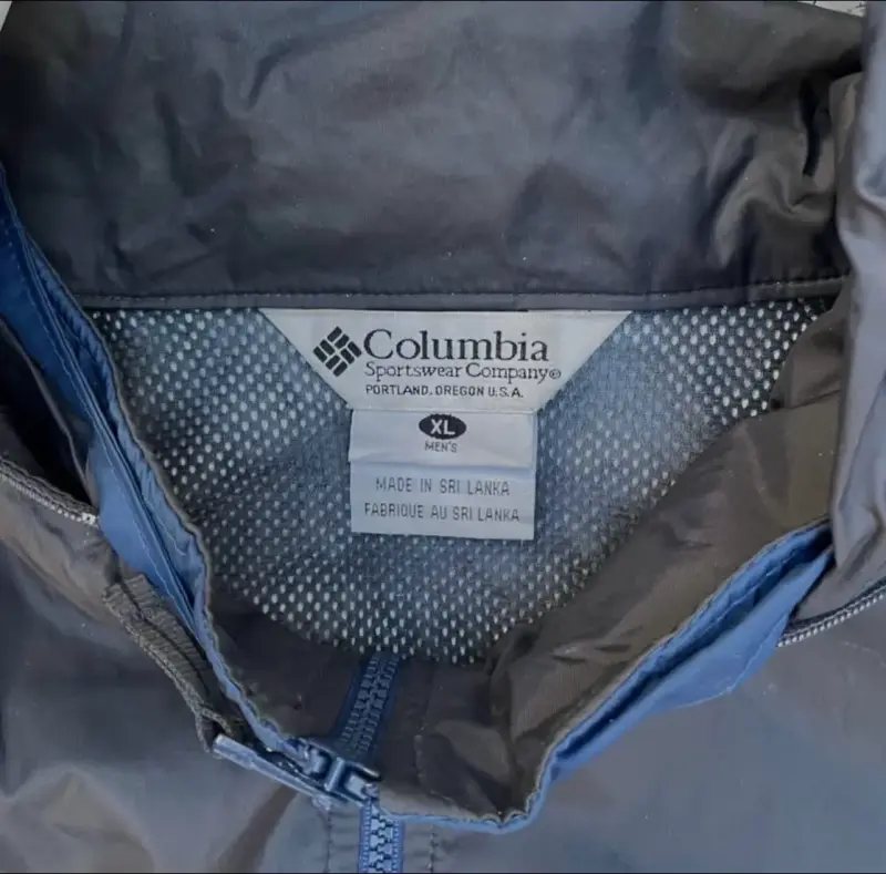Chaqueta impermeable azul Columbia para hombre - 4